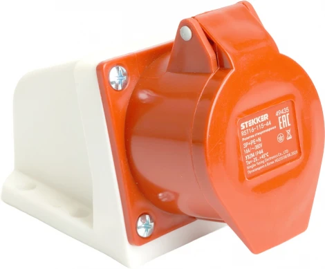 Розетка с защитной крышкой Stekker ST 49435