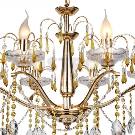 Подвесная люстра IDLamp Fiorenza 258/8-Gold