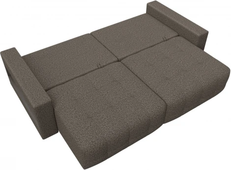 Диван прямой с полками Лига-053 НПБ Лига Диванов (Велюр) арт.128905