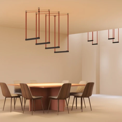 Трековый светильник Downlight низкоковольтный для ременной системы LED с голосовым управлением 48V Denkirs Belty Grill DK5670-BK (Умный дом) (умный дом - Smart Life)