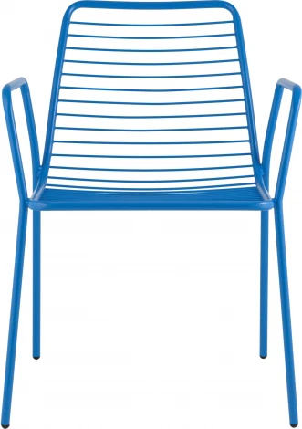 Стул с подлокотниками Дели металл голубой Stool Group (арт.УТ000039269)