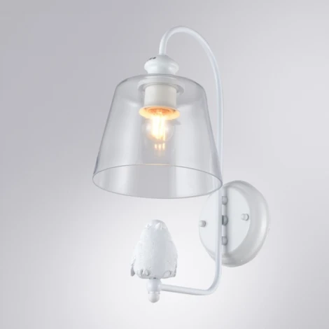 Бра Arte Lamp Passero A4289AP-1WH (220V, птички)