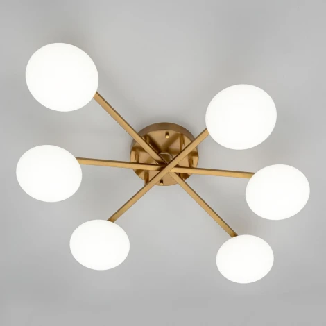 Потолочная люстра RGB на штанге Citilux Atman Smart CL226A163 (LED, 220V, голосовое управление, пульт управления, управление смартфоном, умный дом - Алиса, Маруся, Салют)