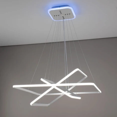 Подвесная люстра RGB Wi-Fi Citilux Неон Смарт CL731AK110E (LED, 220V, умный дом - Алиса, на тросе)