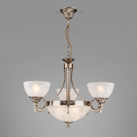 Подвесная люстра Eurosvet 60006 60006/6 античная бронза