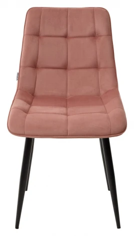 Стул CHIC BLUVEL-52 розовый / черный каркас