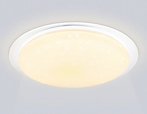 Потолочный светильник круглый светодиодный с пультом (Ночной режим, С таймером) Ambrella Orbital FZ770 RGB