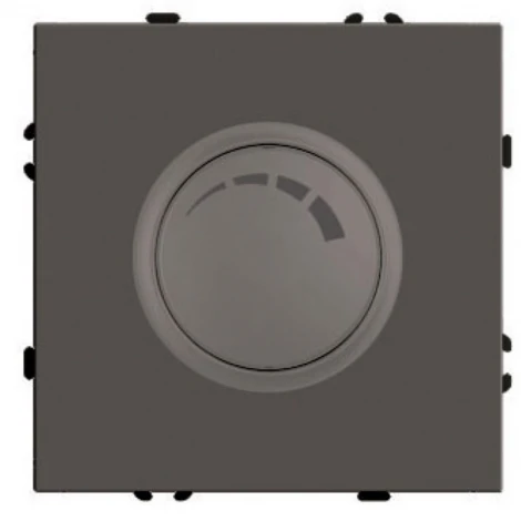 Диммер 250В 500W (антрацит, soft touch) Stekker Эмили 49920