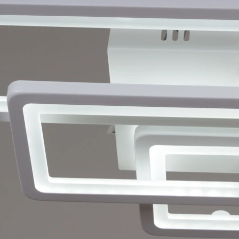 Потолочная люстра светодиодная на штанге с пультом с регулировкой цветовой температуры, яркости и ночным режимом Reluce 03629-0.3-03A WH