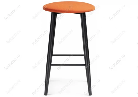 Полубарный стул Woodville Гангток катания флам / черный матовый 469984