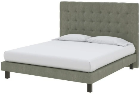 PROxSON Кровать Madrid Boxspring Lift (Ткань: Велюр Лофти Олива) 180x200
