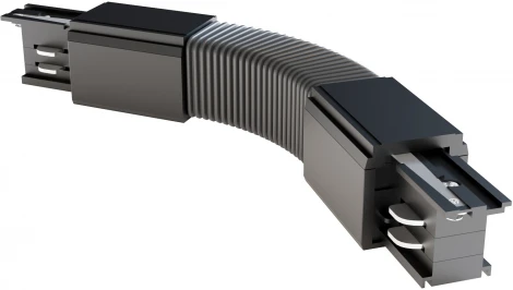 Коннектор гибкий Trinity черный (трехфазный) Maytoni Technical TRA005CF-31B (220V)