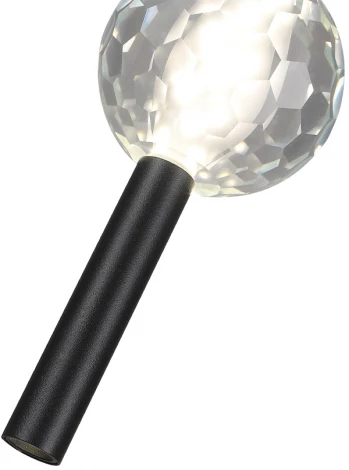 Светильник подвесной Crystal Lux ELVIRA SP8W LED 4000K BLACK (220V, на проводе, шар)