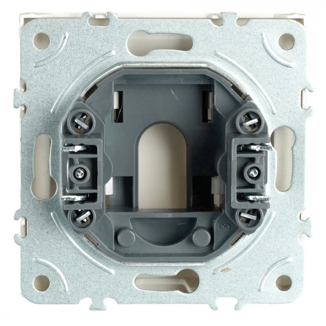 Вывод кабеля (белый фарфор, soft touch) Stekker Эмили 50220