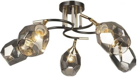 Потолочная люстра Seven Fires Koul SF3329/5C-CF-FGD-SMK