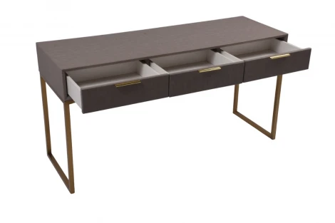 Стол-консоль IST-CASA Логан с 3-мя ящиками MC9001-150GR, 150х50х78 см, светло-серый