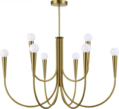 Потолочная люстра на штанге ST Luce Dutchess SL1243.303.09 Латунь E14 9*60W