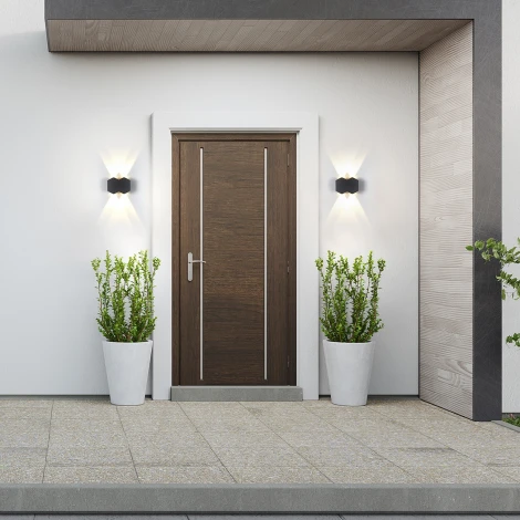 Архитектурная подсветка Escada 30004LED 30004W/01 LED*4W IP54 Black (220V)