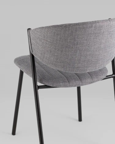 Стул Харпер ткань рогожка серый Stool Group арт.УТ000036752