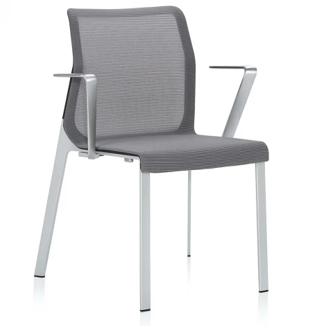 Кресло Pegus с подлокотниками белая сетка