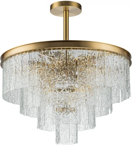 Потолочная люстра каскадная на штанге Belfast Harland 6308-6 BR CL (220V)