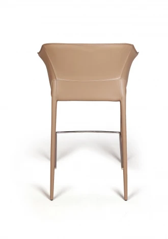 Стул полубарный Top Concept GIO, кожа хаки-тауп