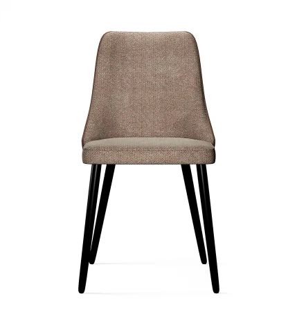 Стул DikLine 286 SB4/A2 бежевый, ножки черные арт.00-00080552