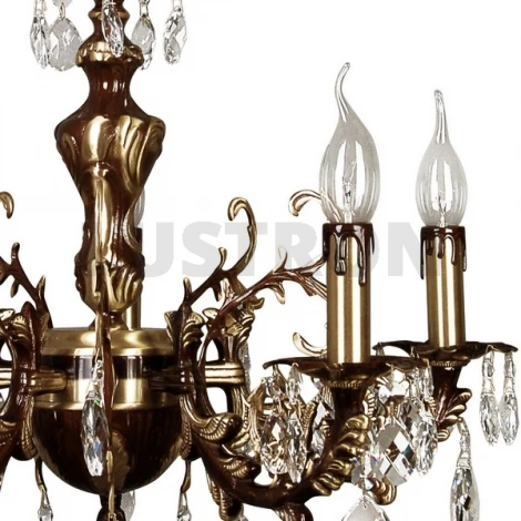 Подвесная люстра N-Light 305 305-05-52 краповый+бронза