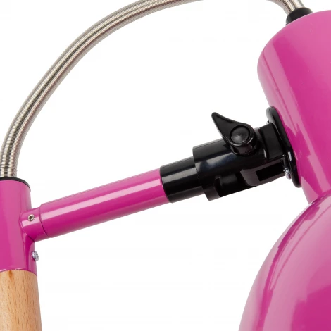 Торшер с регулировкой наклона, розовый Uniel UML-T702 E14 PINK