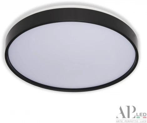 Потолочный светильник круглый светодиодный APL LED Toscana 3315.XM302-1-328/18W/3K Black (220V, круглые)