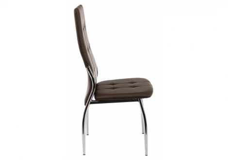 Обеденный стул на металлокаркасе Woodville Farini коричневый 1516