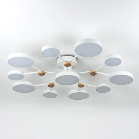 Потолочная люстра светодиодная с пультом с регулировкой цветовой температуры LED4U LED4U L3201-960 WT