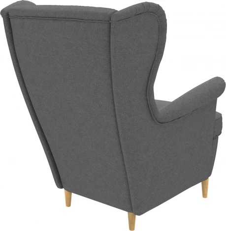 БЕНОН Кресло тканевое серый D1 furniture арт.AAA41697004