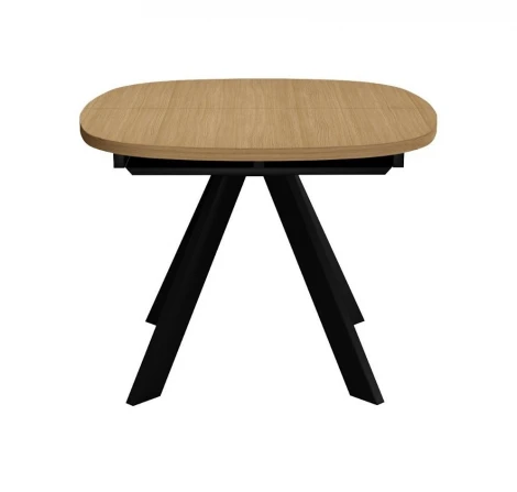 Стол DikLine B110 Дуб Каселла натуральный/опоры черные арт.00-00079999