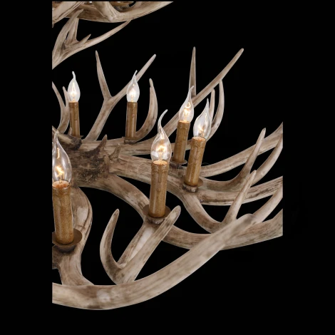 Подвесная люстра ST Luce Corna SL153.703.27 (220V, на цепи, подсвечник, свеча, рога)