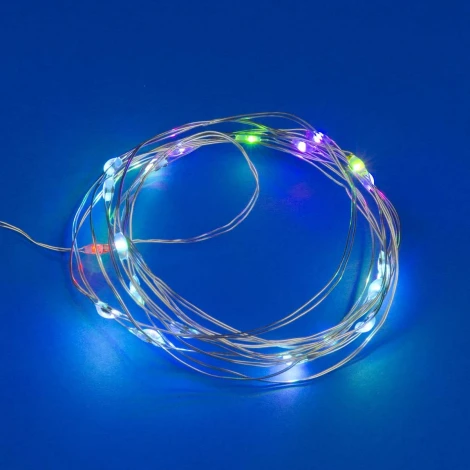 Гирлянда Uniel ULD-S0200-020/DTB/3AA/RC RGB IP20 DEW