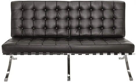 Компьютерное кресло Диван офисный Everprof Barcelona 2 Экокожа Черны