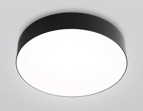 Потолочный светодиодный светильник с пультом управления Ambrella Orbital FZ1360 BK черный IP20 40W 3000-6500K