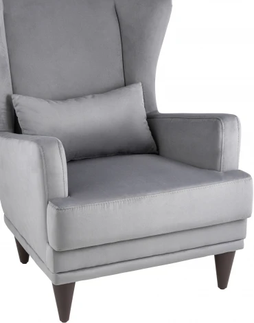 Кресло Stool Group Скотт велюр серый УТ000036306