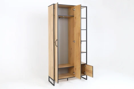 Шкаф Виртон-2, Дуб крафт золотой, Ивару