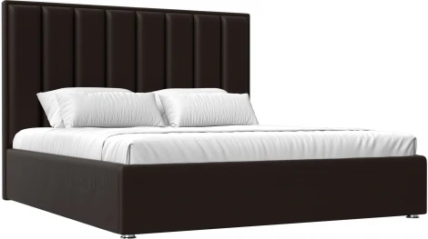 Кровать интерьерная Афродита 200 (Коричневый/Экокожа) Лига Диванов арт.120626