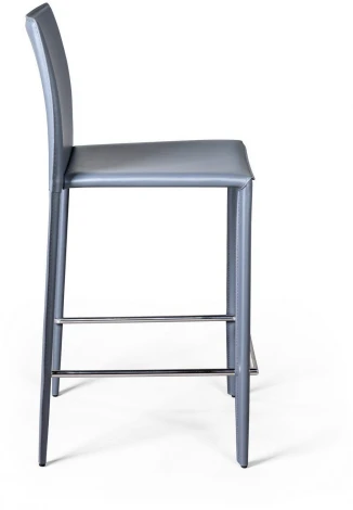 Стул полубарный Top Concept Rolf, кожа антрацит
