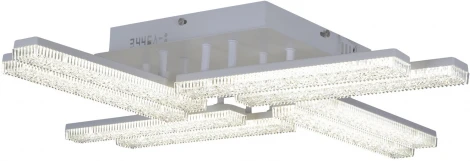 Потолочная люстра светодиодная на штанге с пультом регулировкой яркости и цветовой температуры Reluce 03446-3.3-08C WH (220V)