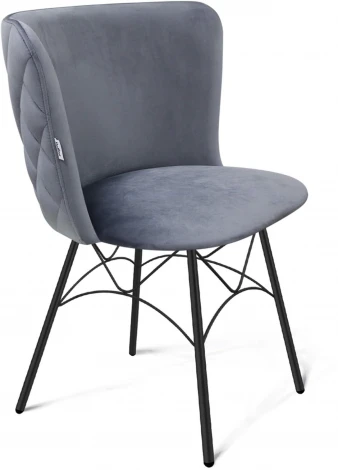 Стул SHT-ST36-3/S107 нейтральный серый/чёрный муар Sheffilton 9834564501