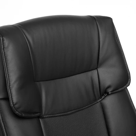Кресло OREON кож/зам, черный/черный перфорированный, 36-6/36-6/06 Tetchair 10122