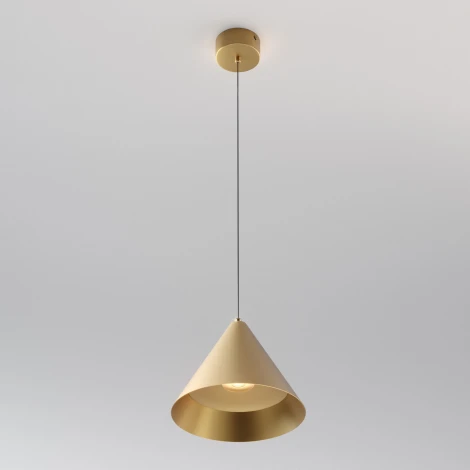 Подвесной светильник Elektrostandard Conus 50316 LED 13W 3000K золотой (220V, на проводе)