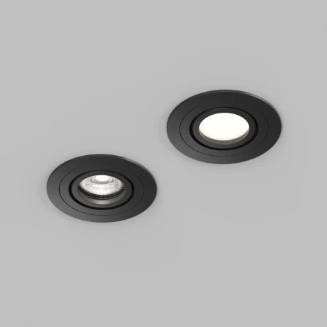 Точечный встраиваемый влагозащищенный светильник IP44 Denkirs Hydro DK2110-BK