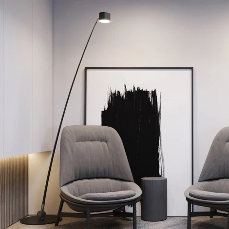 Торшер изогнутый Aidan H220 By ImperiumLoft Aidan01 (LED)