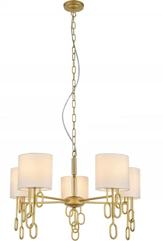 Подвесная люстра (13026/5P Gold) Indigo Amali V000479 (220V, на цепи)