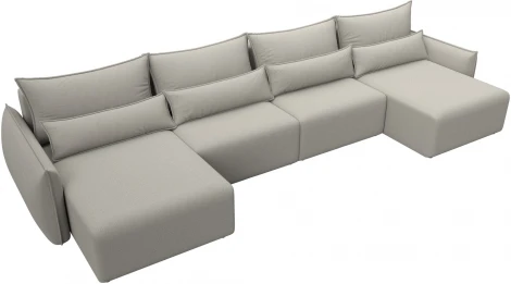 Диван П-образный Лига-051 НПБ Лонг Лига Диванов (Рогожка) арт.128685